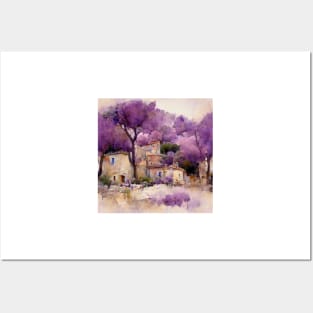 Provence watercolor Posters and Art